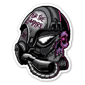 Empire skull sticker