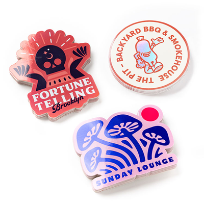 Contourgesneden Stickers Op Maat - Jouw ontwerp - 44 st - Stickerapp / Custom Die Cut Stickers