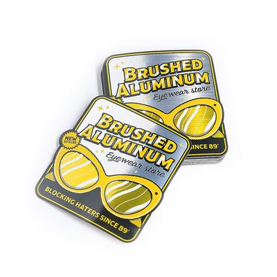 Brushed Aluminum Stickers Op Maat - Jouw ontwerp - 64 st - Stickerapp / Custom Aluminum Stickers